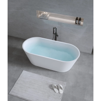 Ванна из литьевого мрамора Timo Elissa Solid Surface ELISSA1700 170x79 см, отдельностоящая, белый матовый