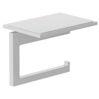 Держатель туалетной бумаги Kludi Vela C 3197153 с полкой для телефона, белый матовый