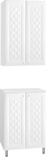 шкаф подвесной 60 см style line канна лс-00000344 белый