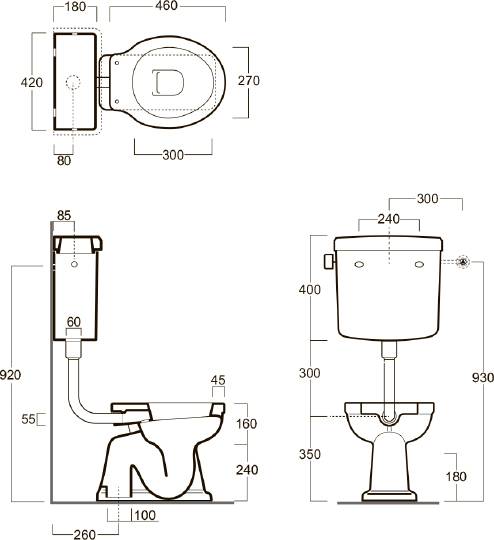 бачок для унитаза simas londra lo 912 bia