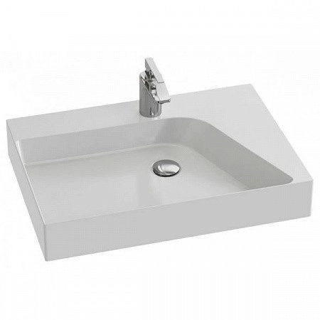 накладная раковина в ванную jacob delafon rythmik pure evn112-00