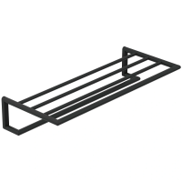 Полка для полотенец Kludi Vela R 5898939 61,8 см, черный матовый