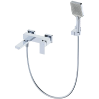 Смеситель для ванны Wonzon & Woghand Cube WW-88639016-CR с душевым гарнитуром, хром