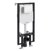 Система инсталляции для унитазов WasserKraft Vils 56TLT.010.ME.WH04 с кнопкой смыва, цвет белый