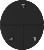 Переключатель на 3 положения Hansgrohe ShowerSelect Comfort S 15558670 черный матовый