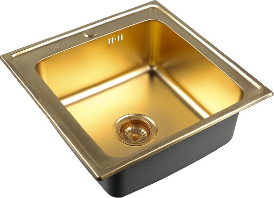 Кухонная мойка ZorG Inox PVD SZR 5050 BRONZE