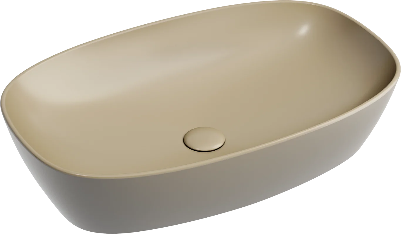 Раковина Ceramicanova Element CN6049MC накладная, 60x38 см, капучино матовая