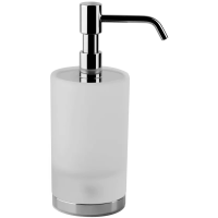 Дозатор для жидкого мыла Gessi Emporio 38839#031 настольный, сатинированное стекло, хром