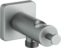 Шланговое подключение Lemark LM3785GM, с держателем для душа, графит