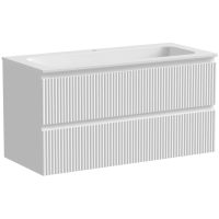 Тумба под раковину Sancos Snob R 100 SNR100W подвесная Bianco