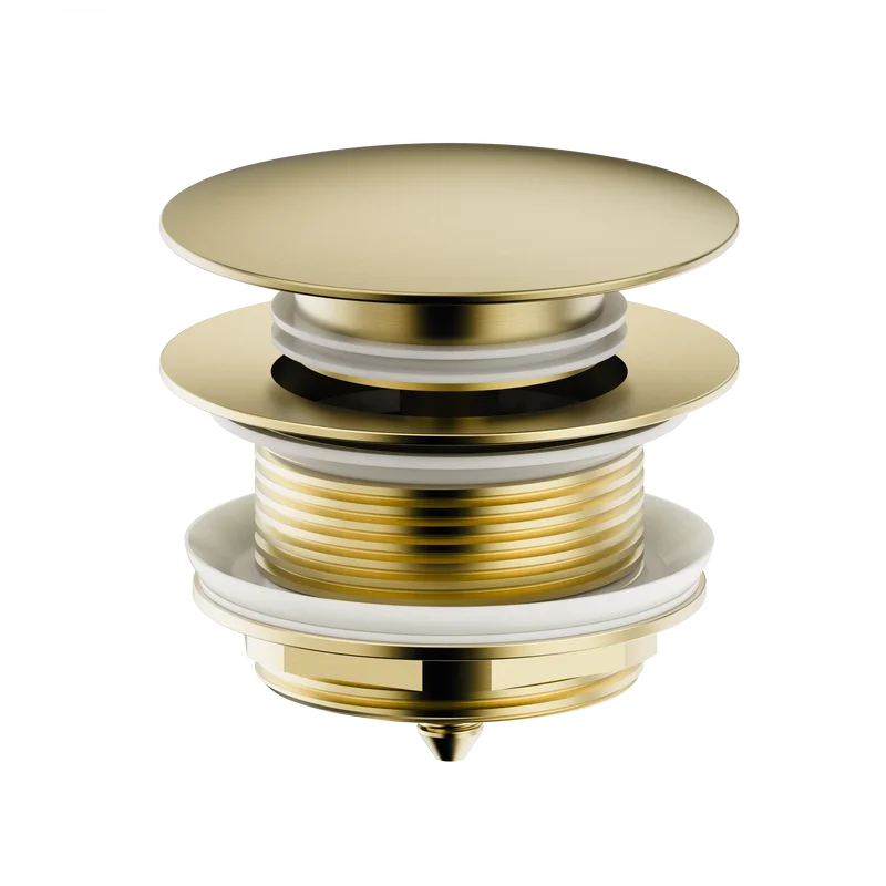 Донный клапан Wonzon & Woghand WW-SS105-BG для ванны, без перелива, золотой матовый