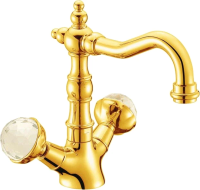 Смеситель для раковины Boheme Imperiale Presente 332 Золото