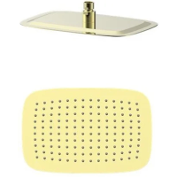 Верхний душ Wonzon & Woghand WW-88DP03-BG 300x200 мм, золотой матовый