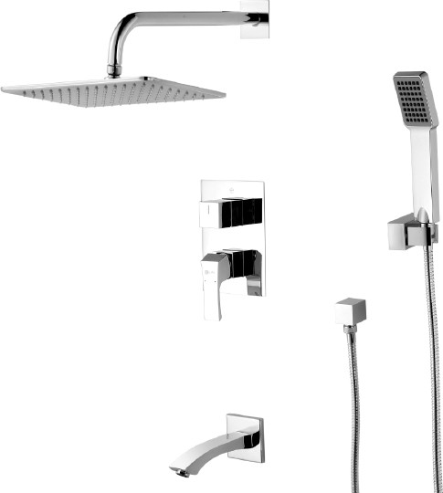 Душевая система Lemark Unit LM4522C Хром