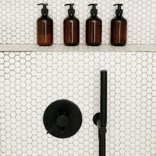 душевой гарнитур fima carlo frattini wellness f2287/4nns, черный матовый