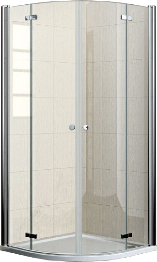 душевой уголок weltwasser ww200 rz22 100×100 10000002754 профиль хром, стекло прозрачное