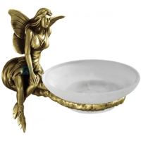 Мыльница с держателем бронза Art&Max Fairy AM-0985-B