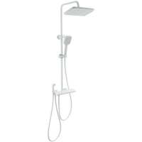 Душевая система Wonzon & Woghand Muse Piano WW-B4132-A-MW 300x200 мм, с термостатом, белый матовый