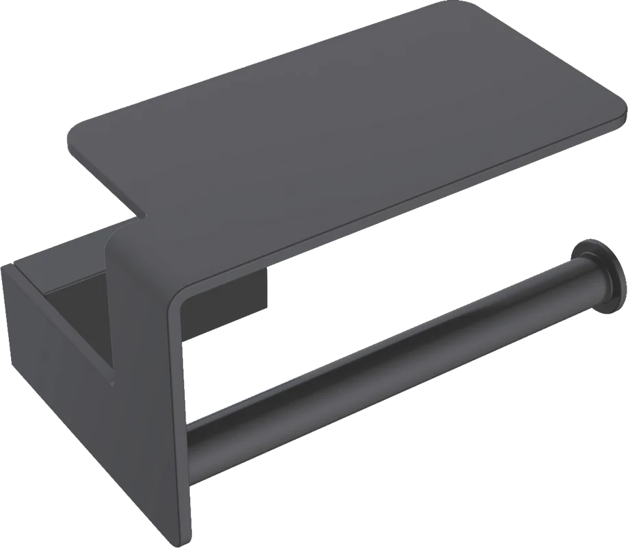 Держатель туалетной бумаги Boheme Q 10941-B с полкой для телефона