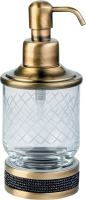 Дозатор для мыла Boheme Royal Cristal 10929-BR-B Бронза