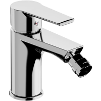 Смеситель Tiemme Ten 411800801 для биде, с донным клапаном, хром