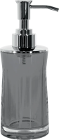 Дозатор для жидкого мыла Spirella Sydney-Acryl 1019868 серый, хром