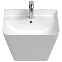 Раковина Isvea Sott'Aqua 10SQ37002SV-2L подвесная, 50x42 см, белый матовый
