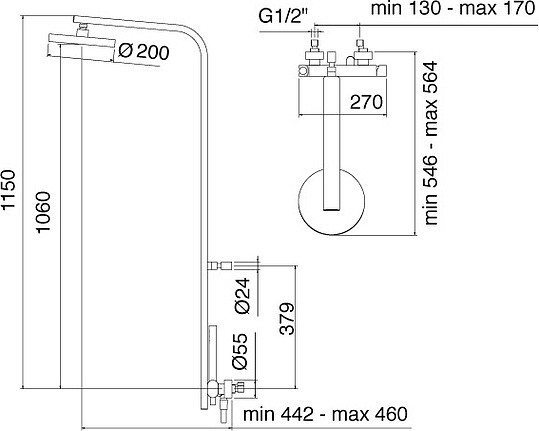 душевая стойка treemme pao-pao joy 6160.cc.old