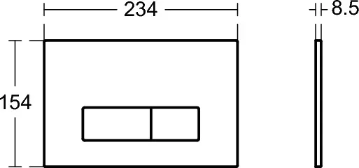 кнопка смыва ideal standard oleas™ p2 r0119jg