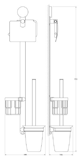 Подвесная стойка Artwelle Harmonie HAR 054