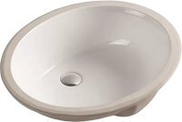 Раковина SantiLine SL-3005 встраиваемя с низу, 50x40 см, белая