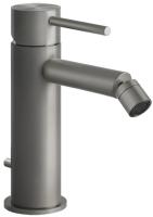 Смеситель Gessi Flessa 54007#239 для биде с донным клапаном, цвет шлифованная сталь