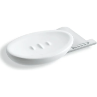 Мыльница Stil Haus Aria AR09(08-BI) настенная, хром/белый