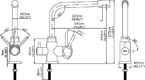 смеситель для кухни seaman eco koblenz ssn-2139a