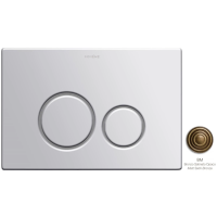 Кнопка смыва Boheme 649-BRB для инсталляции, бронза матовая