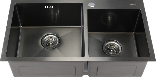 Кухонная мойка Melana S7843HB графит