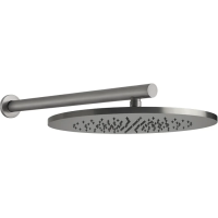 Верхний душ Gessi Gessi316 54148#239 Ø355 мм, с кронштейном, цвет STEEL BRUSHED