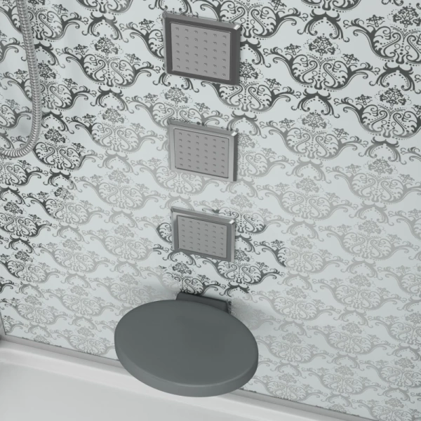 душевая кабина niagara luxe ng-7714w 100x90 с гидромассажем