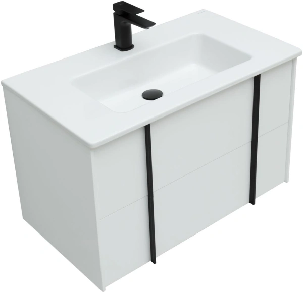 тумба под раковину allen brau reality 80 1.32005.wm белый матовый