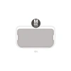мусорное ведро brabantia bo pedal bin 211300 60 л, белое