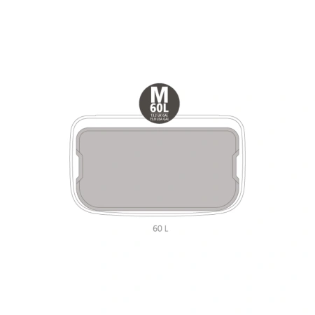 мусорное ведро brabantia bo pedal bin 211300 60 л, белое