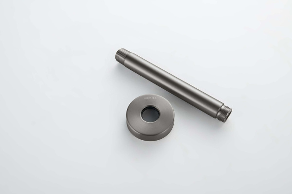 кронштейн для верхнего душа aquatek aq2171bgm цвет оружейная сталь