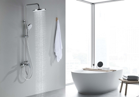 душевая система aquatek лугано aq2740cr цвет хром