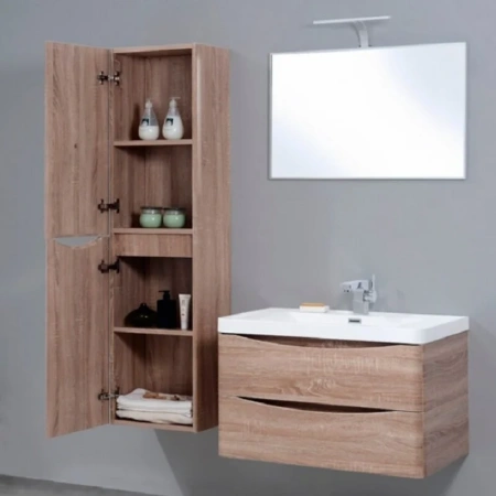 шкаф-пенал belbagno ancona-n 35 ancona-n-1700-2a-sc-wo-r подвесной rovere bianco