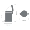 мусорное ведро brabantia newicon 111969