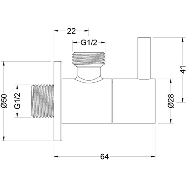 запорный вентиль aquatek aq2452mb угловой черный матовый