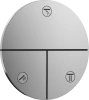 Переключатель на 3 положения Hansgrohe ShowerSelect Comfort S 15558000 хром