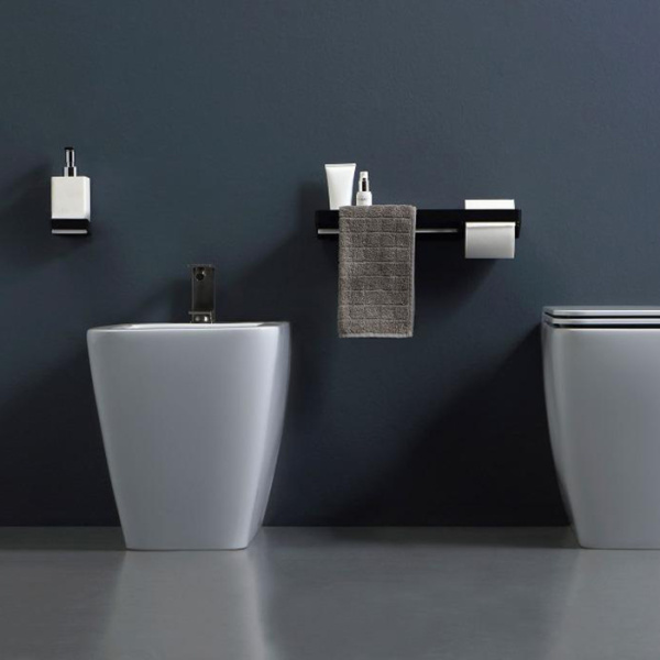 Контейнер/полка для аксессуаров 28см Bertocci Fly 149 1556 0000, композит, цвет: черный