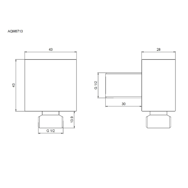шланговое подключение aquame savona aqm8713mb цвет черный матовый
