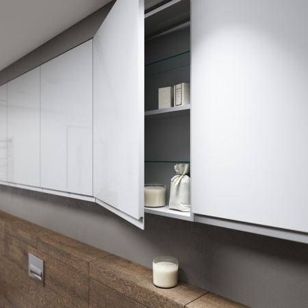 подвесной шкаф cersanit moduo 40 sb-sw-mod40/wh белый